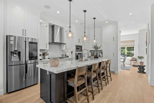 2012 49 Avenue Sw, Calgary, AB - Indoor Photo Showing Kitchen With Upgraded Kitchen