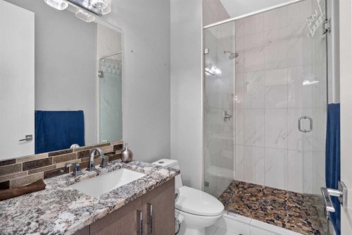 120 Castlegrove Road Ne, Calgary, AB - Indoor Photo Showing Bathroom