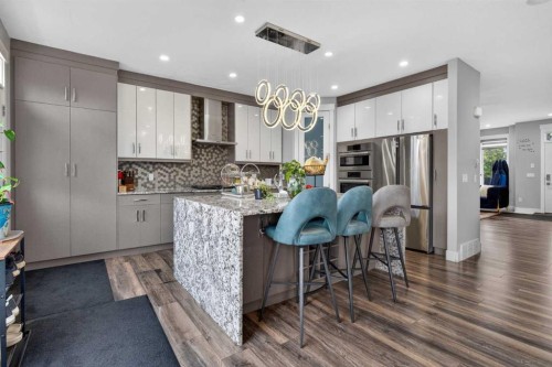 120 Castlegrove Road Ne, Calgary, AB - Indoor Photo Showing Kitchen With Upgraded Kitchen