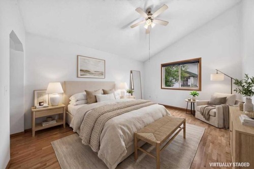 1 Harvest Park Place Ne, Calgary, AB - Indoor Photo Showing Bedroom