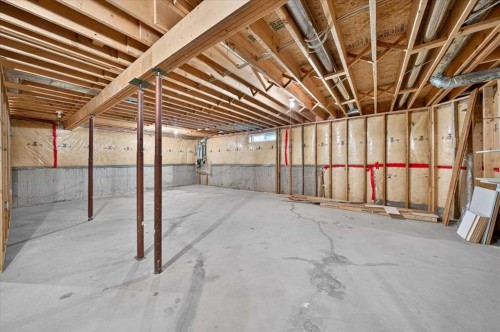 1 Harvest Park Place Ne, Calgary, AB - Indoor Photo Showing Basement