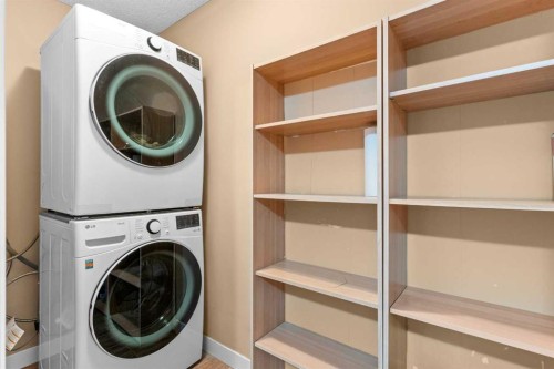 7202-403 Mackenzie Way Sw, Airdrie, AB - Indoor Photo Showing Laundry Room