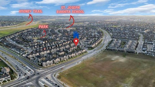 570 Evanston Manor Nw, Calgary, AB - Outdoor With View