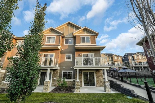 570 Evanston Manor Nw, Calgary, AB - Outdoor With Balcony With Facade
