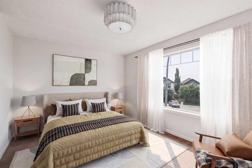 12 Autumn Court Se, Calgary, AB - Indoor Photo Showing Bedroom