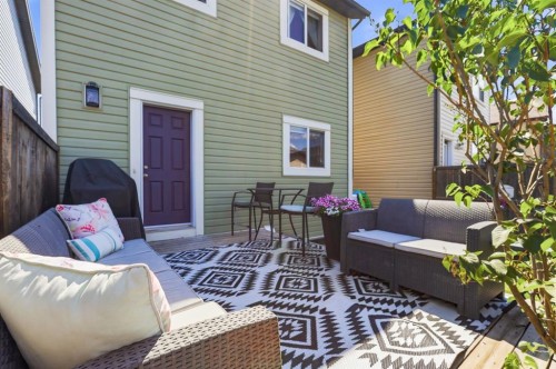 4008 New Brighton Grove Se, Calgary, AB - Outdoor With Deck Patio Veranda With Exterior