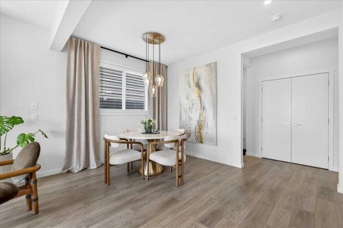 90 Savoy Landing Se, Calgary, AB - Indoor Photo Showing Dining Room
