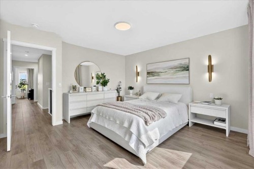 90 Savoy Landing Se, Calgary, AB - Indoor Photo Showing Bedroom