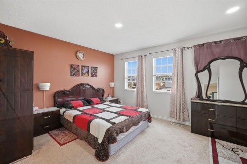 54 Saddlecreek Crescent Ne, Calgary, AB - Indoor Photo Showing Bedroom