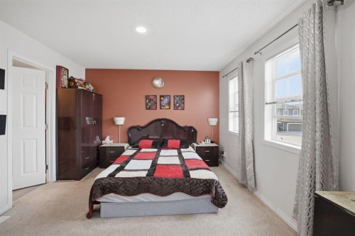 54 Saddlecreek Crescent Ne, Calgary, AB - Indoor Photo Showing Bedroom