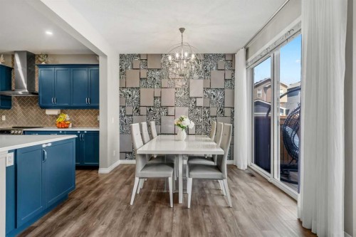 34 Seton Road Se, Calgary, AB - Indoor Photo Showing Dining Room