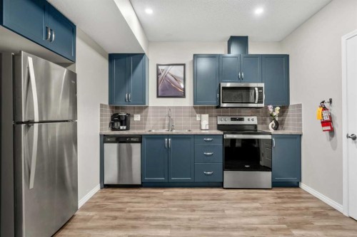 34 Seton Road Se, Calgary, AB - Indoor Photo Showing Kitchen With Double Sink With Upgraded Kitchen