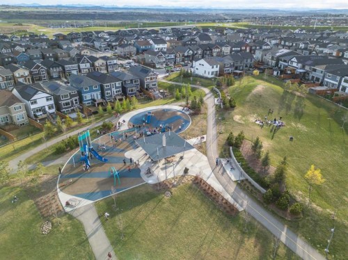 34 Seton Road Se, Calgary, AB - Outdoor With View