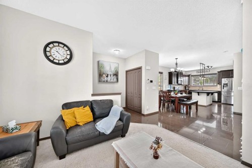 251 Skyview Point Road Ne, Calgary, AB - Indoor Photo Showing Living Room