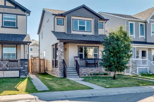 251 Skyview Point Road Ne, Calgary, AB - Outdoor With Deck Patio Veranda With Facade