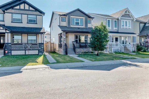 251 Skyview Point Road Ne, Calgary, AB - Outdoor With Deck Patio Veranda With Facade