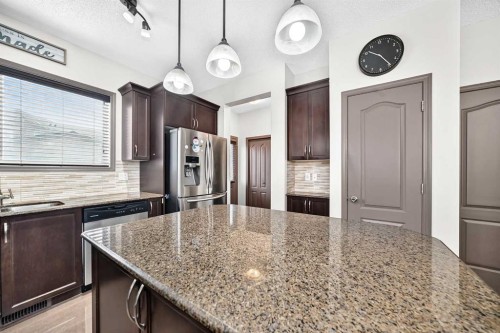 251 Skyview Point Road Ne, Calgary, AB - Indoor Photo Showing Kitchen With Stainless Steel Kitchen With Upgraded Kitchen
