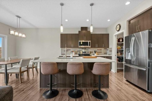 230 Auburn Crest Way Se, Calgary, AB - Indoor Photo Showing Kitchen With Upgraded Kitchen