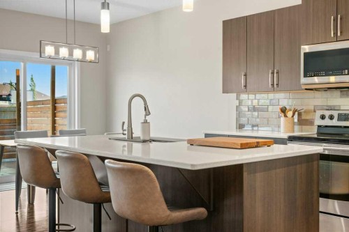230 Auburn Crest Way Se, Calgary, AB - Indoor Photo Showing Kitchen With Upgraded Kitchen
