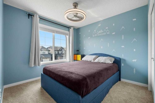 230 Auburn Crest Way Se, Calgary, AB - Indoor Photo Showing Bedroom