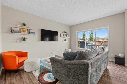 230 Auburn Crest Way Se, Calgary, AB - Indoor Photo Showing Living Room