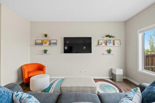 230 Auburn Crest Way Se, Calgary, AB - Indoor Photo Showing Living Room