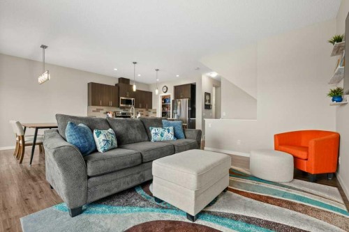 230 Auburn Crest Way Se, Calgary, AB - Indoor Photo Showing Living Room