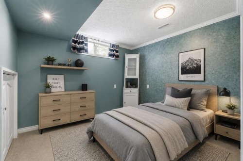 224 Erin Dale Place Se, Calgary, AB - Indoor Photo Showing Bedroom