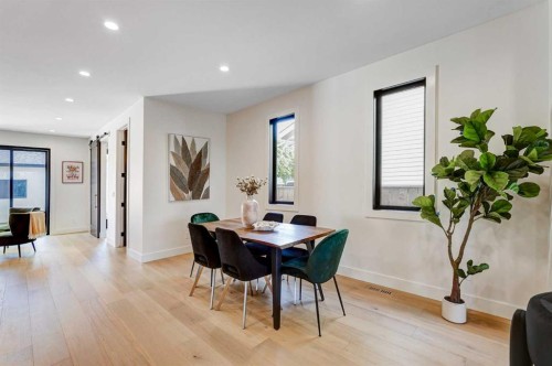 607 29 Avenue Nw, Calgary, AB - Indoor Photo Showing Dining Room