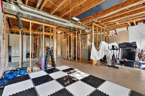 21 Mcintyre Place Nw, Langdon, AB - Indoor Photo Showing Basement
