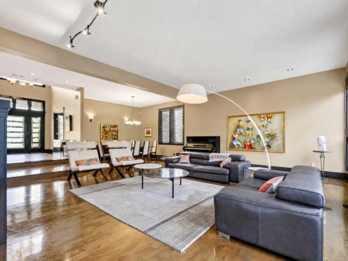 10 Aspen Ridge Way Sw, Calgary, AB - Indoor Photo Showing Other Room With Fireplace