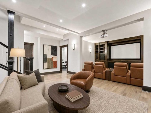 10 Aspen Ridge Way Sw, Calgary, AB - Indoor Photo Showing Living Room