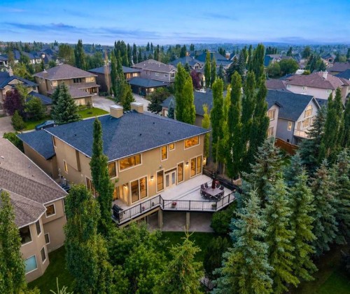 10 Aspen Ridge Way Sw, Calgary, AB - Outdoor With Deck Patio Veranda With View