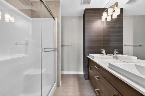 418-10 Walgrove Walk Se, Calgary, AB - Indoor Photo Showing Bathroom