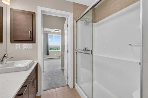 418-10 Walgrove Walk Se, Calgary, AB - Indoor Photo Showing Bathroom
