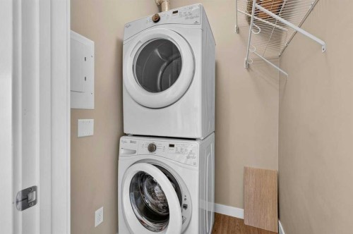 418-10 Walgrove Walk Se, Calgary, AB - Indoor Photo Showing Laundry Room
