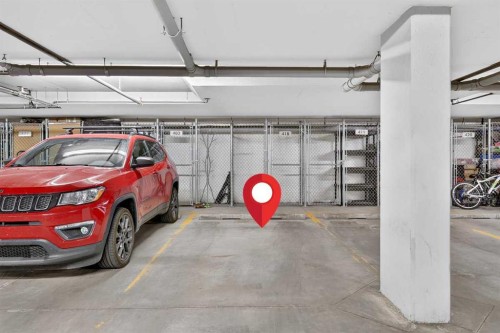418-10 Walgrove Walk Se, Calgary, AB - Indoor Photo Showing Garage