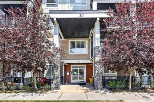 418-10 Walgrove Walk Se, Calgary, AB - Outdoor With Balcony With Facade