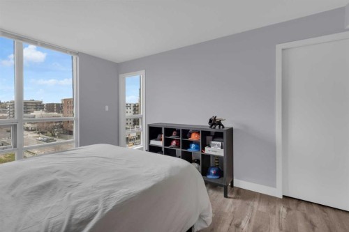 504-1110 11 Street Sw, Calgary, AB - Indoor Photo Showing Bedroom