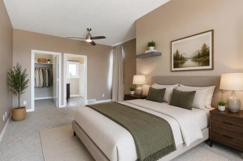 4510 73 Street Nw, Calgary, AB - Indoor Photo Showing Bedroom