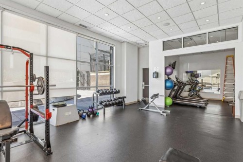 1702-530 12 Avenue Sw, Calgary, AB - Indoor Photo Showing Gym Room