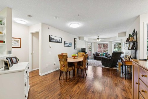 3238-1818 Simcoe Boulevard Sw, Calgary, AB - Indoor Photo Showing Dining Room