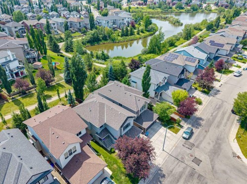 36 Cranwell Green Se, Calgary, AB - Outdoor With Body Of Water With View