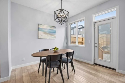 338 Magnolia Way Se, Calgary, AB - Indoor Photo Showing Dining Room
