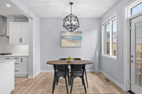 338 Magnolia Way Se, Calgary, AB - Indoor Photo Showing Dining Room