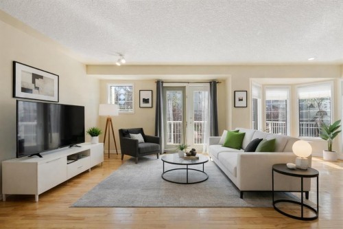 81 Prominence View Sw, Calgary, AB - Indoor Photo Showing Living Room