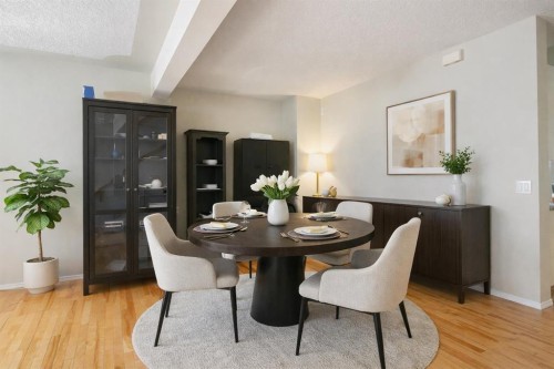 81 Prominence View Sw, Calgary, AB - Indoor Photo Showing Dining Room