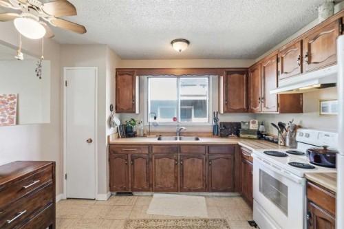 7341 36 Avenue Nw, Calgary, AB - Indoor Photo Showing Kitchen With Double Sink