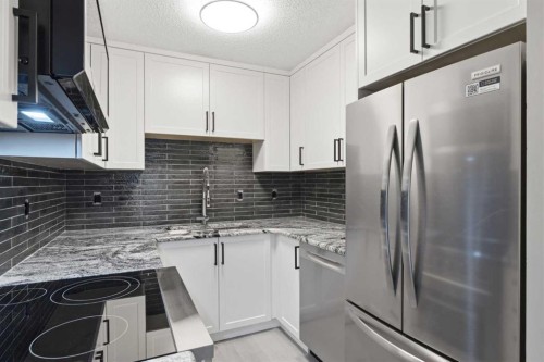 34-420 Grier Avenue Ne, Calgary, AB - Indoor Photo Showing Kitchen With Stainless Steel Kitchen With Upgraded Kitchen