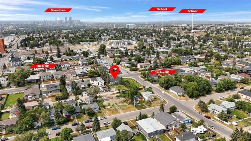 1506 36 Street Se, Calgary, AB - Outdoor With View